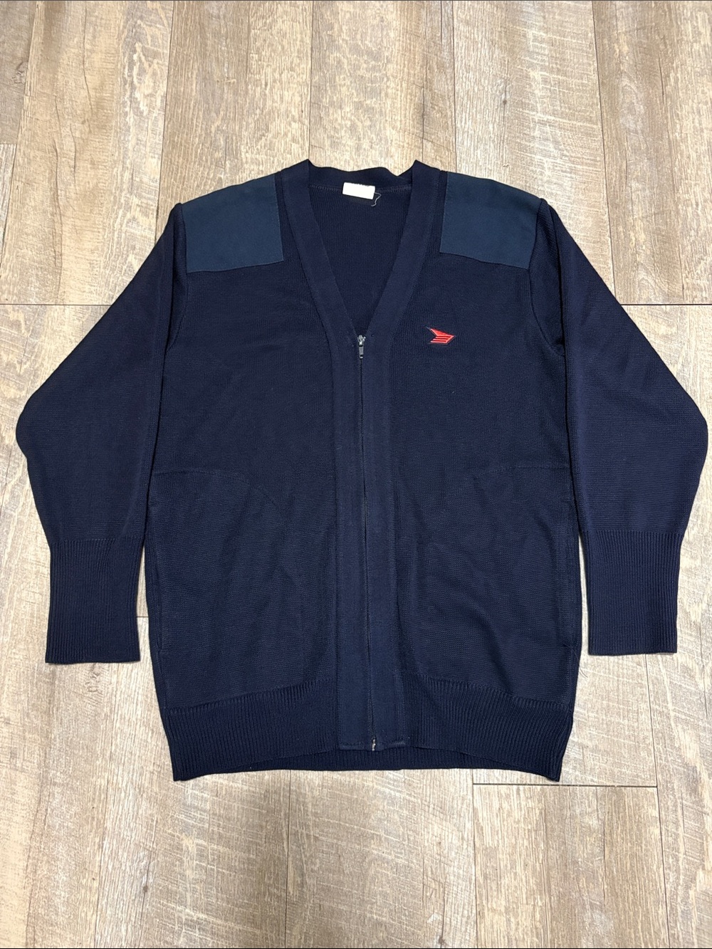 Vintage Canada Post Knit Cardigan